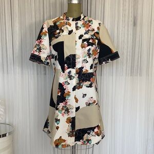 3.1 Philip Lim for Target Floral Print Short Sleeve Dress
